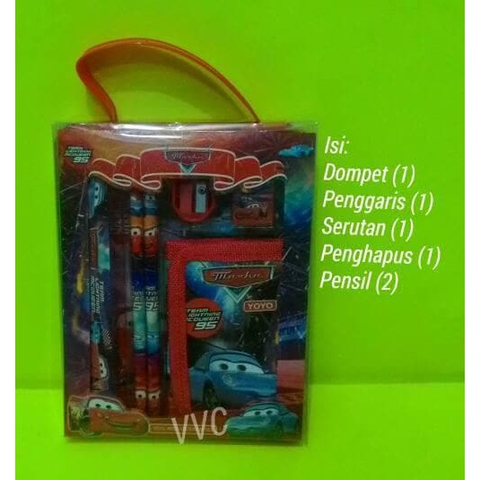 

Paket Ujian - Paket Alat Tulis - Paket Puzzle Anak Study Set + Dompet Car / Alat Tulis + Dompet