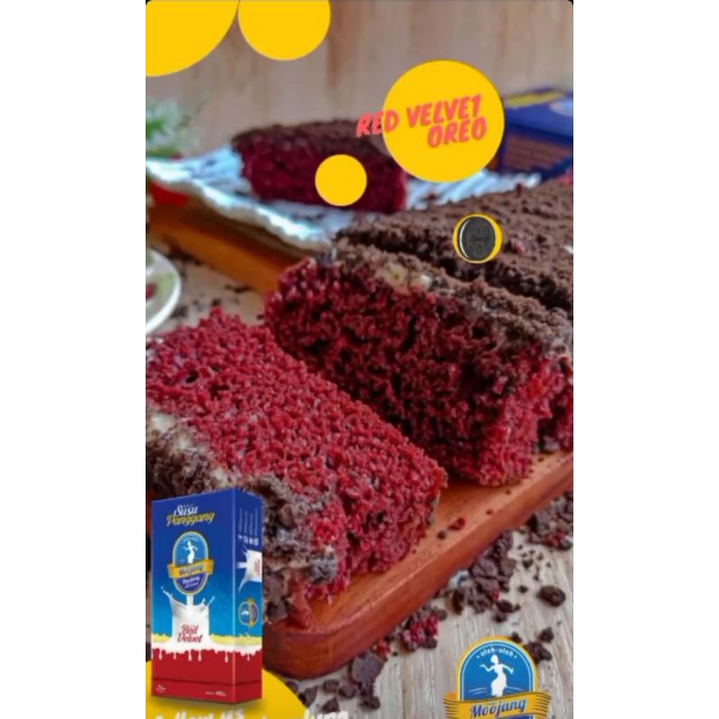 

bolu susu moojang Bandung Redvelvet oreo