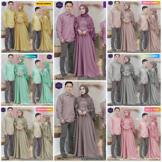 CAPE COUPLE MAXY GAMIS DRESS KEMEJA ROBERTO CAVALI BROKAT