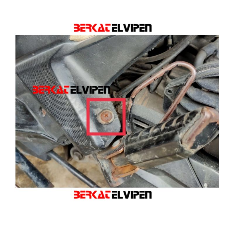 Baut Probolt Cover Body Injakan Vario 125 Old Stainless Thailand