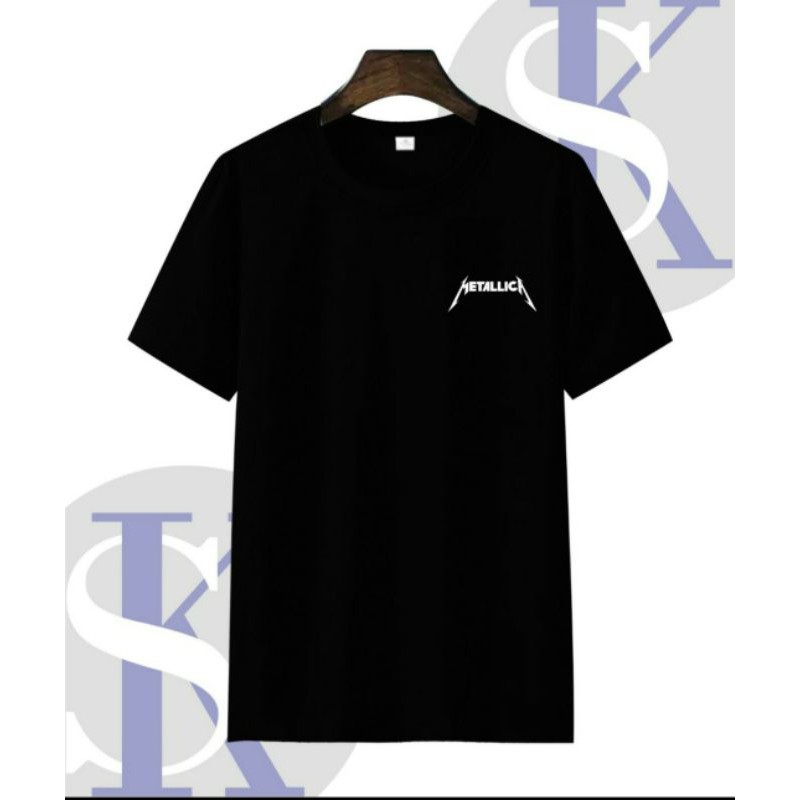 kaos oblong catton murah T-shirt Metallica Pria/Wanita Unisex