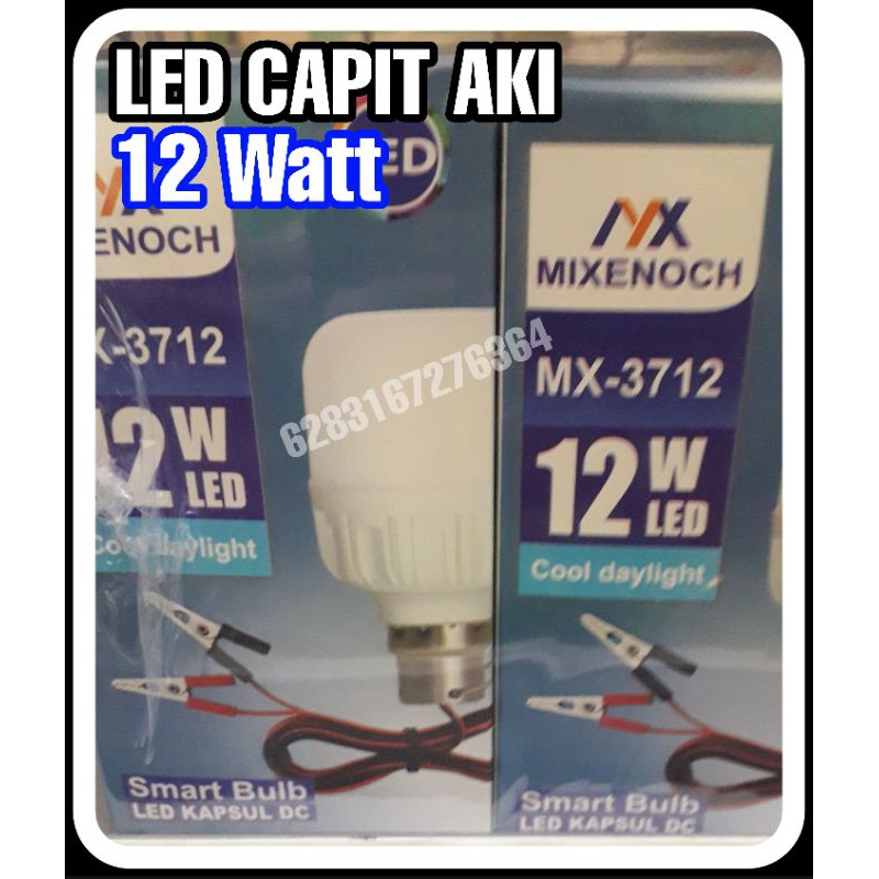 Grosir Led lampu led capit aki 12 watt