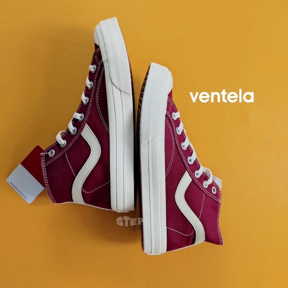 Sepatu Ventela Public High Maroon