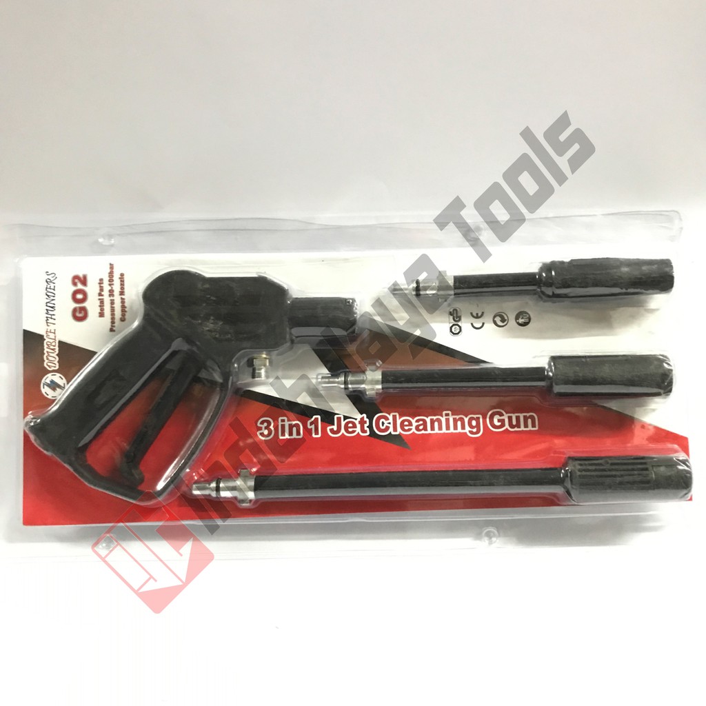 Gun Jet Cleaner 3 in 1 - Alat Semprot Stik High Pressure Tembak