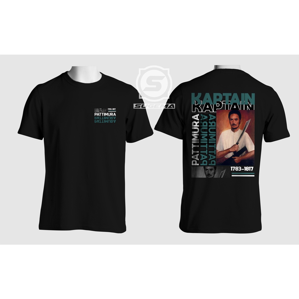 Kaos Baju Tokoh Pahlawan Kemerdekaan Kaptain Patimura