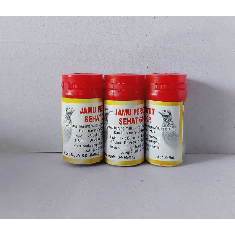 Jamu Pil perkutut sehat gacor perkutut