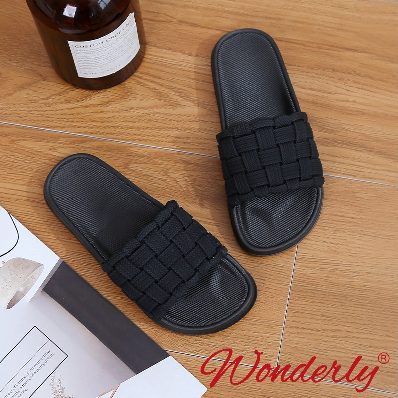 Sandal Selop Karet Wanita Sendal Slop Cewek Wonderly  l V202-A42