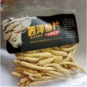 

American ginseng bentuk batang pendek