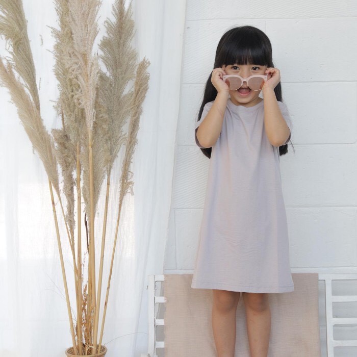 Kiddos Dress bahan Cotton Bamboo 30s