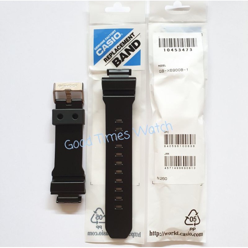 STRAP G-SHOCK GB-X6900B-1 GB X6900B GB X6900 Casio Original