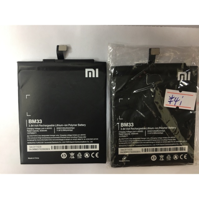 Baterai battery BM33 mi4i