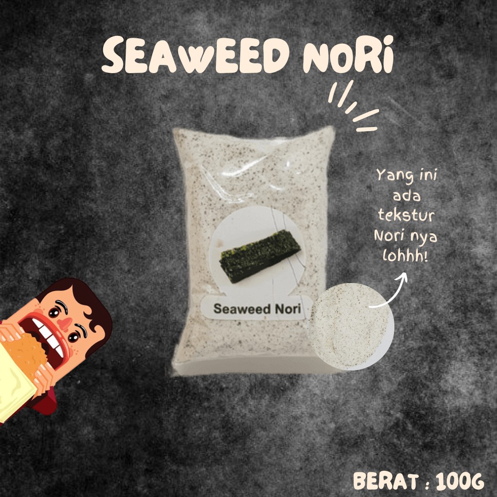 Nori / Seaweed Nori Bumbu Tabur Penyedap Rasa Kemasan 100gram