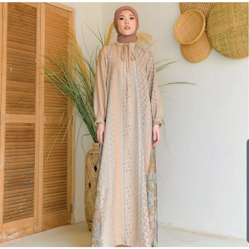 kina dress brown size m muda official