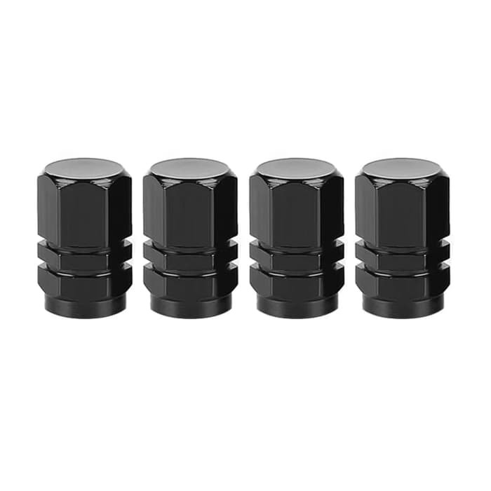 4Pcs Set Merah Red Tutup Pentil Ban Roda Velg Mobil Motor Alumunium