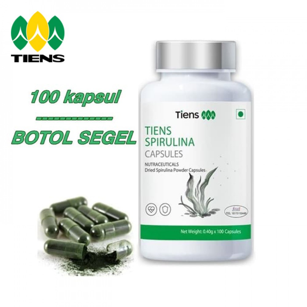 Spirulina Capsul Original Tiens Syariah Shopee Indonesia