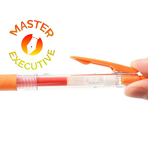 

[Buah] Zebra Sarasa Clip JAPAN Orange 0.5 Gel Ink Rollerball / Pulpen Jel Oranye