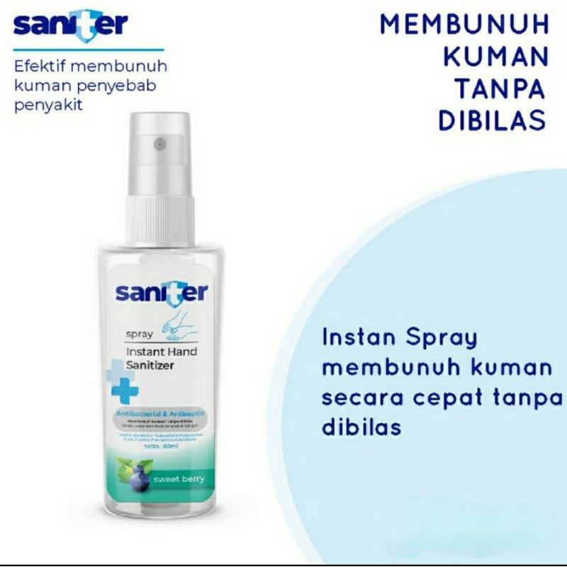 SANITER Hand Sanitizer Spray 60ml