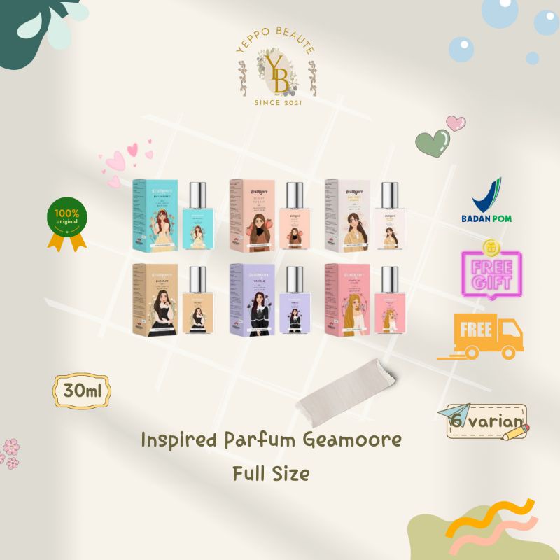 Geamoore inspired parfum spray 30ml bpom/parfum geamoore spray 30ml bpom/inspired parfum geamoore sp