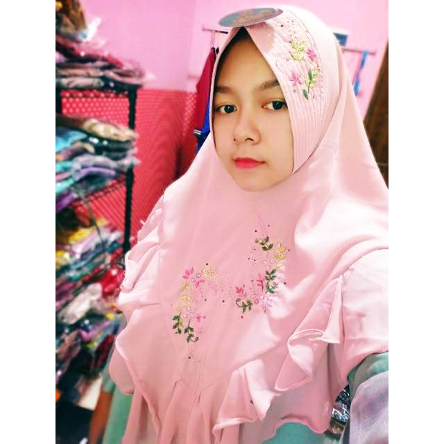 Khimar ceruty desvika sulam