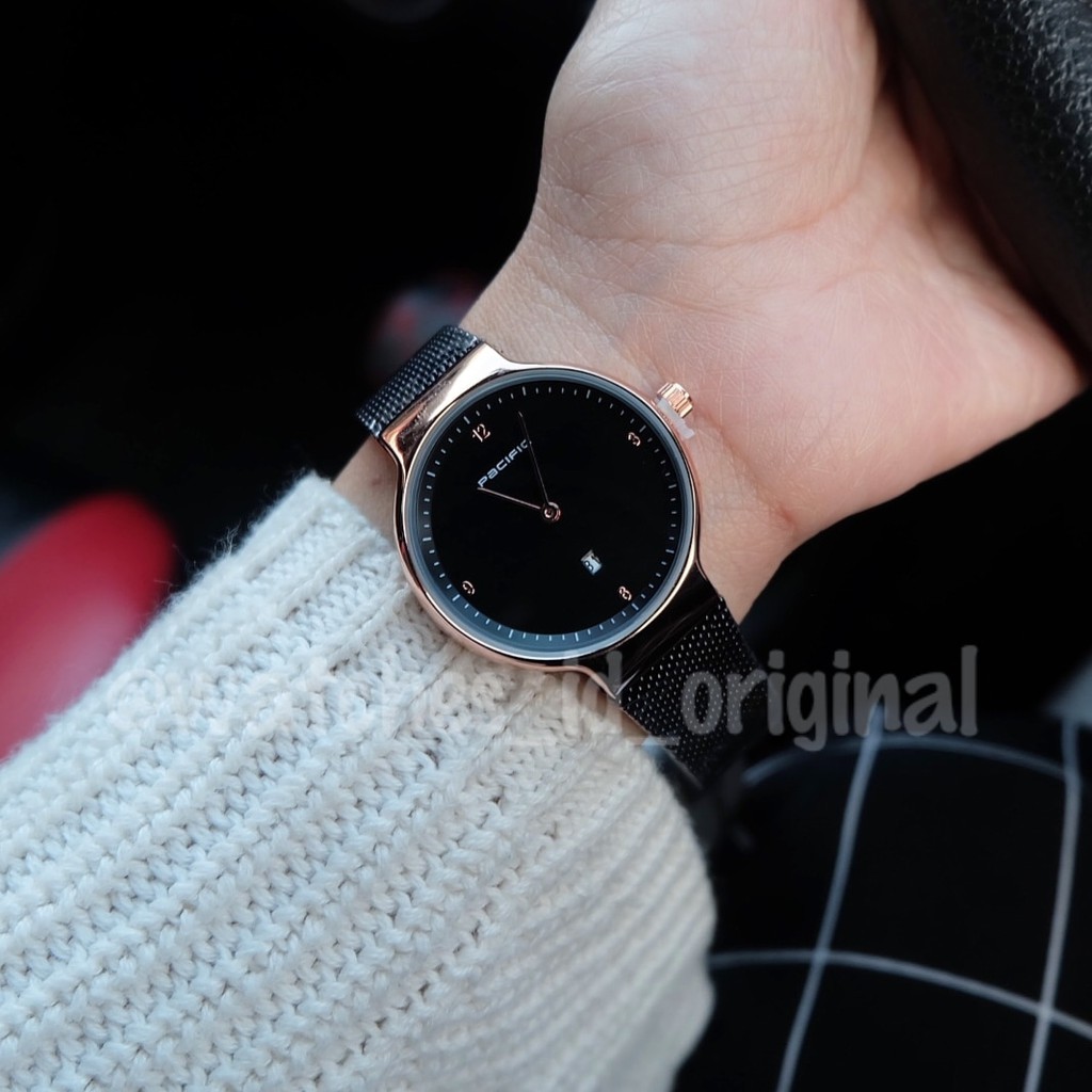Jam Tangan Couple Pacific 83119TRN Original