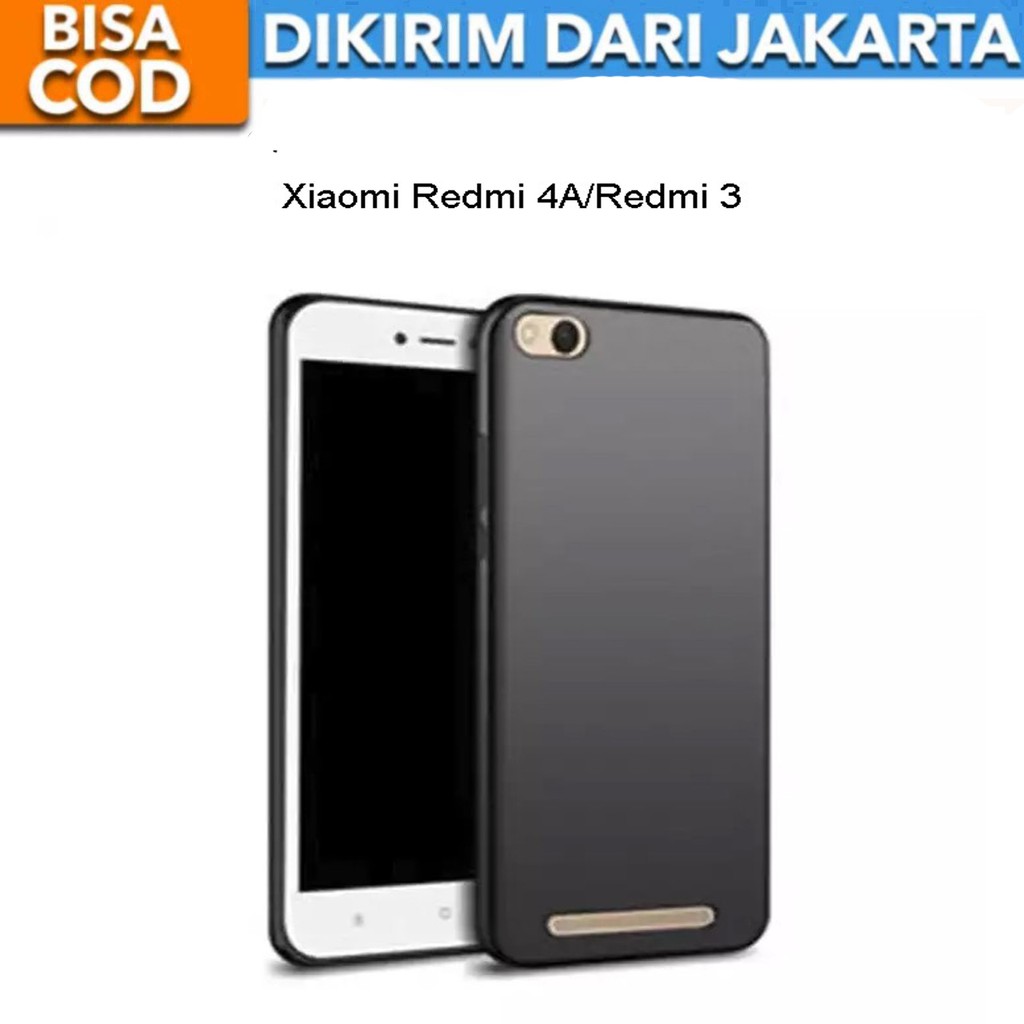 SoftCase Black Matte for Xiaomi Redmi 4A / Redmi 3