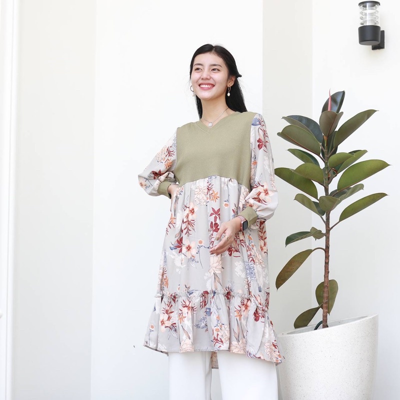 (by.Irumee) SHAKILA TUNIK - Gamis Elegan / Tunic Remaja / Tunik Remaja / Atasan casual