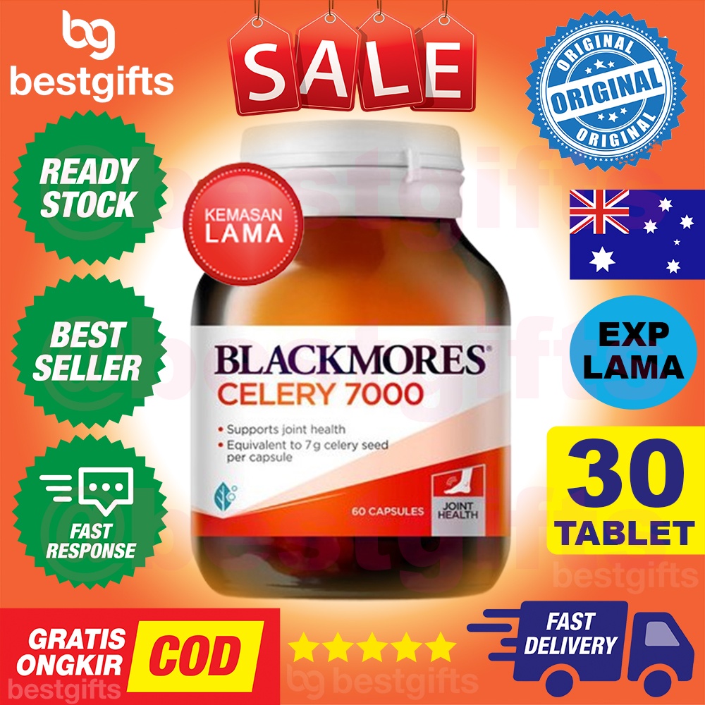 BLACKMORES CELERY 7000 MG KALBE VITAMIN JOINT PAIN RELIEF - 30 KAPSUL