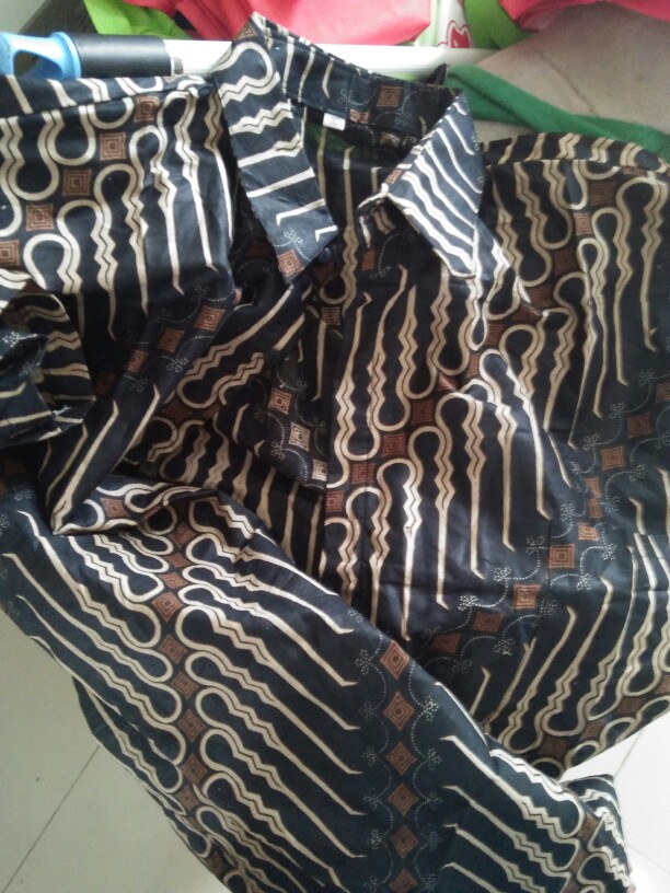 Batik Original M, L, Xl, Xxl Hem Kemeja Batik Pria Lengan Pendek Best Seller Terlengkap