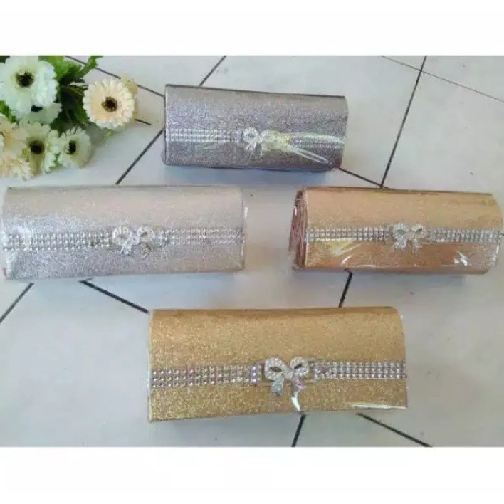 Tas pesta wanita murah Dompet wanita Pita Tengah model Clucth dan selempang