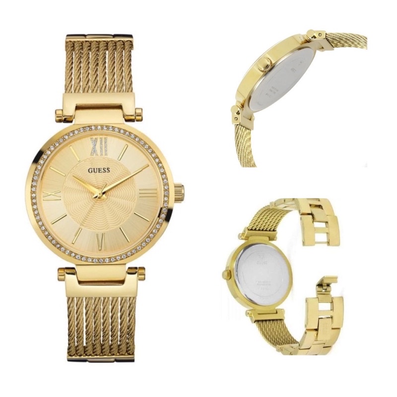 Original 100% Guess Watch Women Gold W0638L2