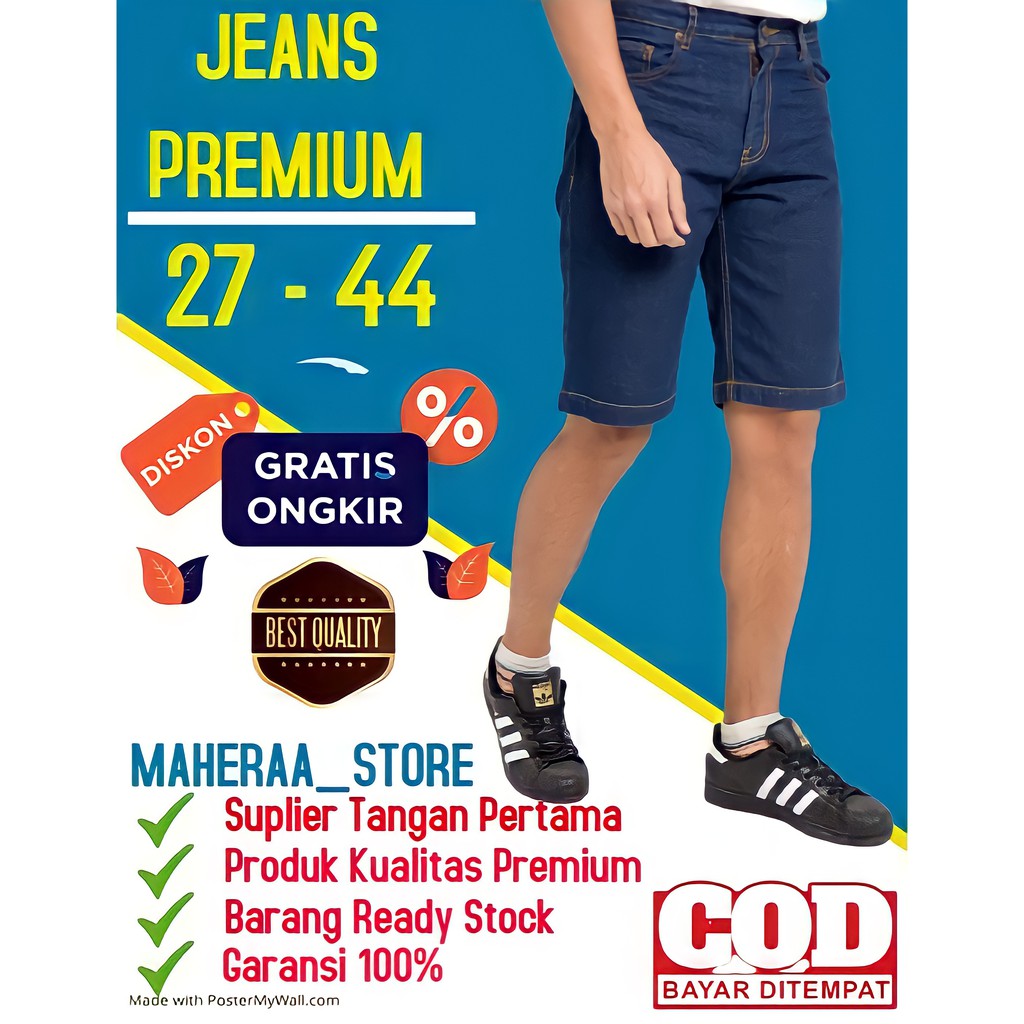 Celana Jeans Pendek Jins Jumbo Jens Big Size Premium Levis Pria