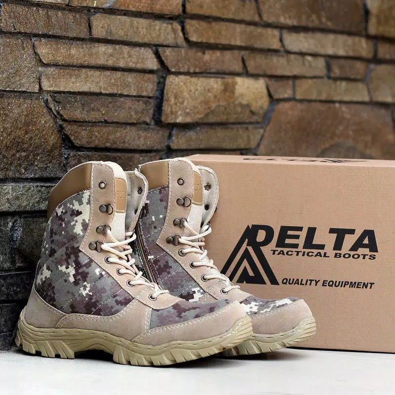 SEPATU DELTA CORDURA ARMY DELTA ARMY TACTICAL TINGGI 8 INC SEPATU TNI SEPATU SATPOL PP SEPATU PDL