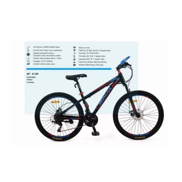 SEPEDA GUNUNG 24 dan 26 inch MTB SUMAX 65 KN MURAH