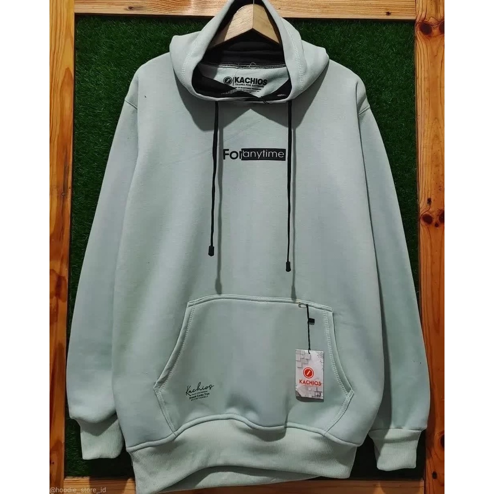 [COD] Sweater Jaket Hoodie Pria Wanita Distro FORANYTIME Original Bandung Hudi Sweter Bahan Cotton Flecce Tebel Adem Lembut Suiter