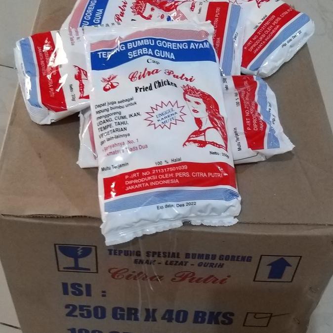 

Tepung Serbaguna Cap Citra Putri 250 Gr X40 Pcs