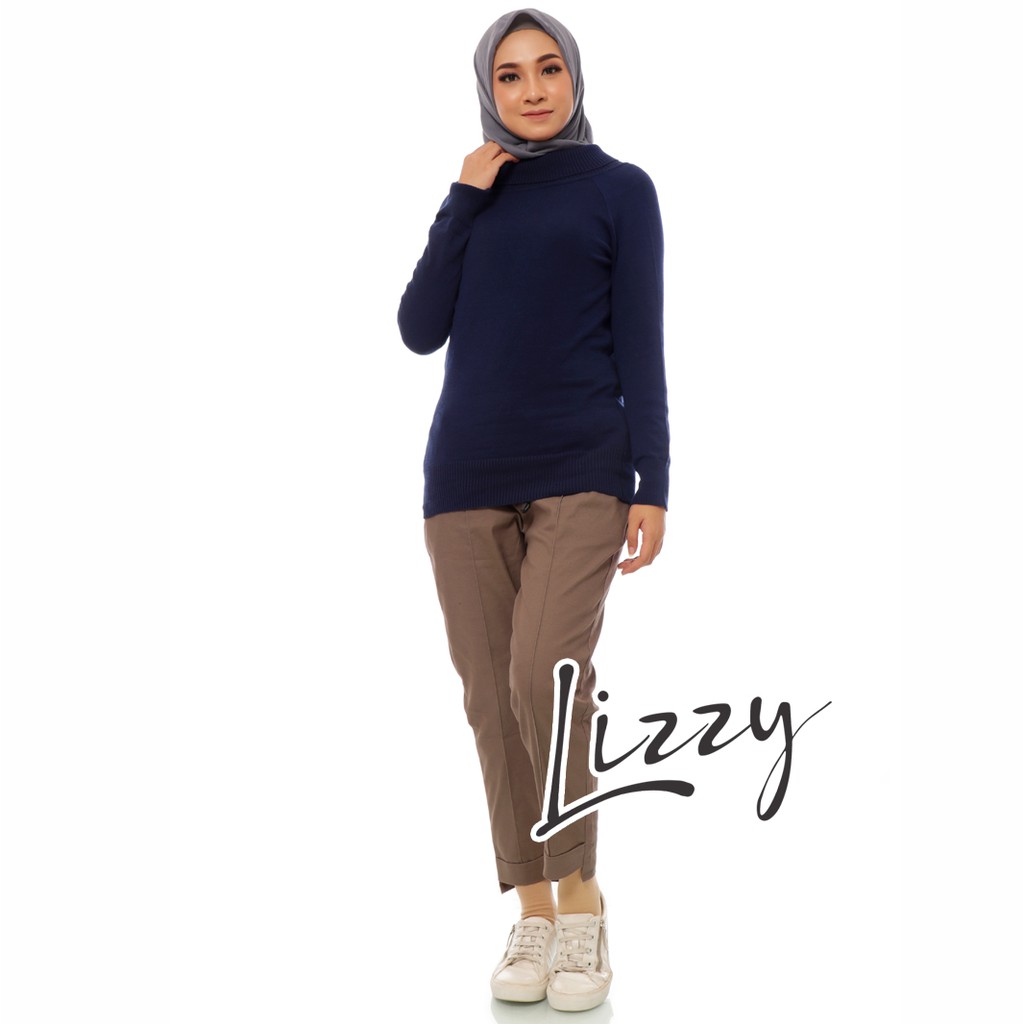 Lizzy - SWEATER HALTER NAVY