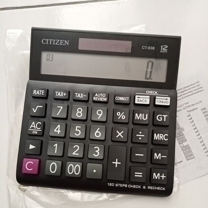 

☑️COD Kalkulator Citizen CT-638 Gadang