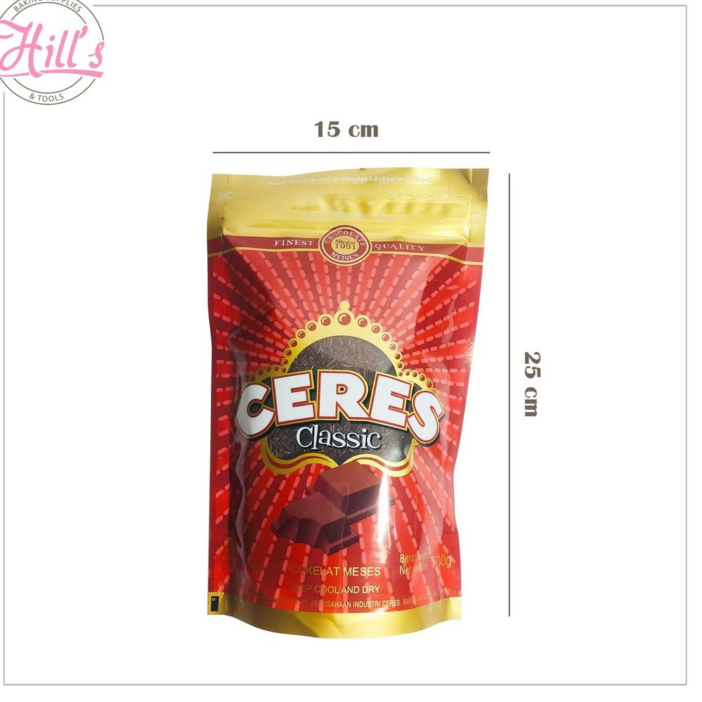 

[KODE PRODUK NKAAQ5492] CERES MEISES COKELAT 500 GR ( KEMASAN ZIPLOCK ) / MESES HAGELSLAG / COKLAT BUTIR 500GR