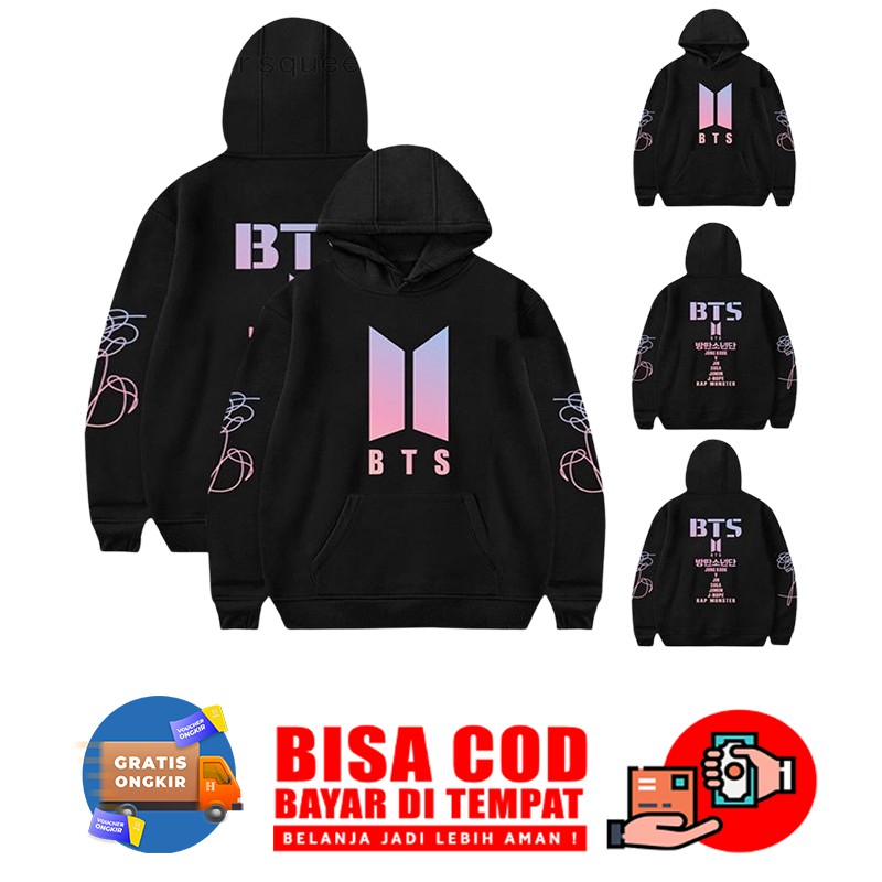 Sweater KOREA Perempuan fleece Tebal anak dewasa / JaketMurah / Hoodie Jimin Suga (COD)-1