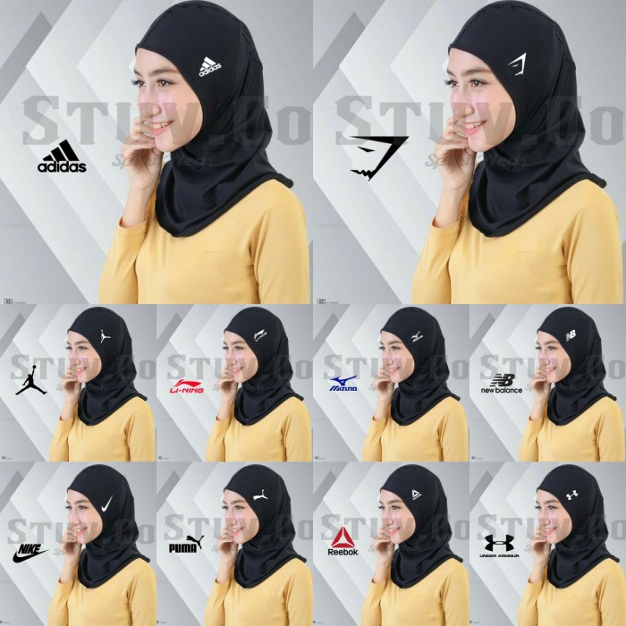 KERUDUNG SPORT NIKE HIJAB INSTAN JILBAB INSTAN JILBAB OLAHRAGA - HIJAB NIKE