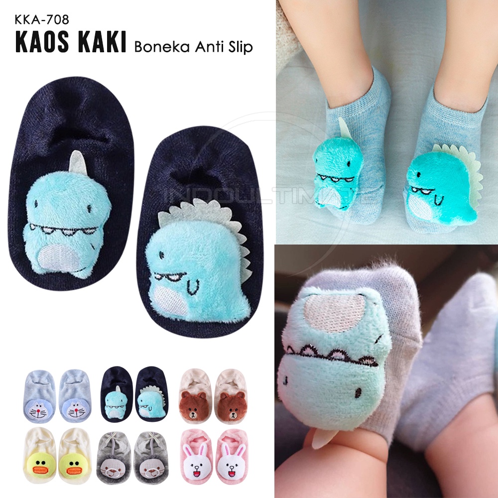 1Pcs Baby Sock Kaos Kaki Karakter Kaos kaki anak bayi balita 0-1 Tahun Alas Kaki Anak Bayi Balita Baru Lahir KKA-708