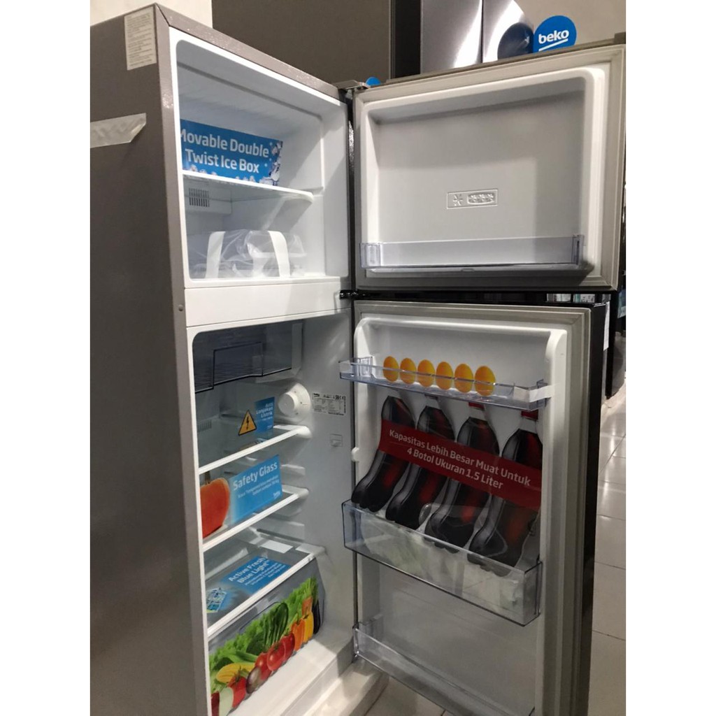 KULKAS BEKO RDNT 200I50 S 2 PINTU kapasitas 231 L