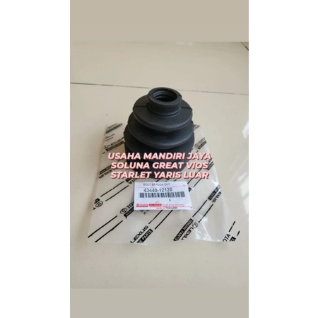 KARET BOOT AS RODA CV JOINT LUAR COROLLA GREAT STARLET