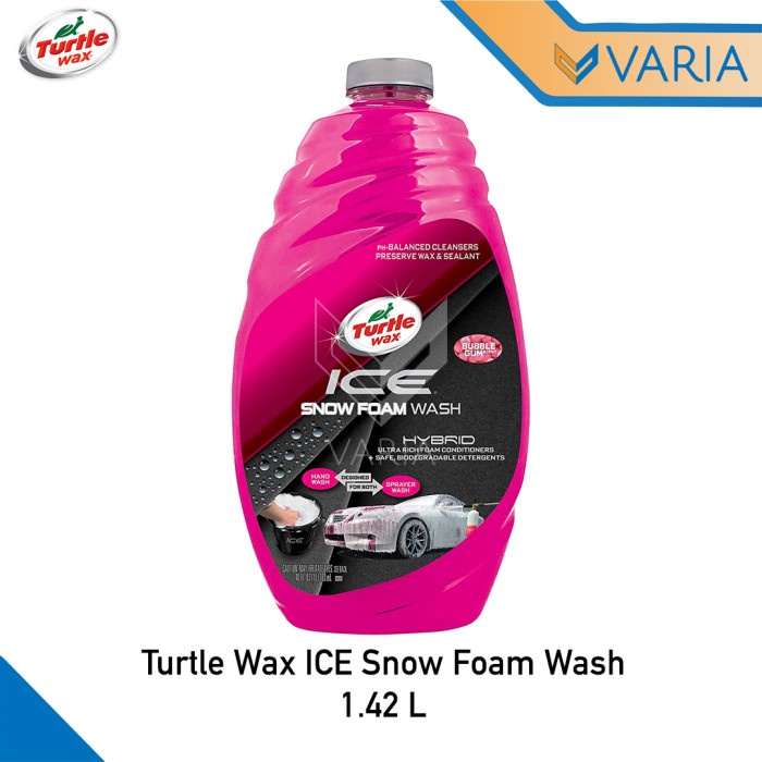 Turtle Wax Ice Snow Foam Wash 1.42 L Shampoo Busa Cuci Mobil Premium