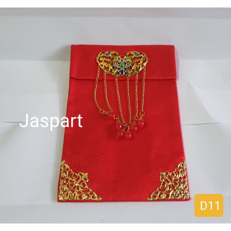 ANGPAO IMLEK KAIN PREMIUM BENTUK DOMPET ANGPAO SANGJIT WEDDING HONGBAO LAMARAN KAWINAN ENGAGEMENT