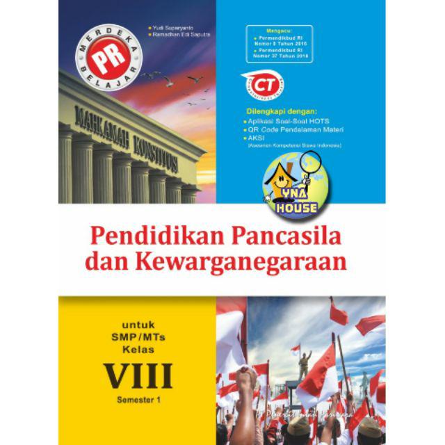Buku LKS PR Intan Pariwara SMP/MTs Kelas VIII/8 Semester 1 Tahun 2021/2022 Matematika/IPA/IPS/PKN/Inggris/Indonesia-PKN 2020
