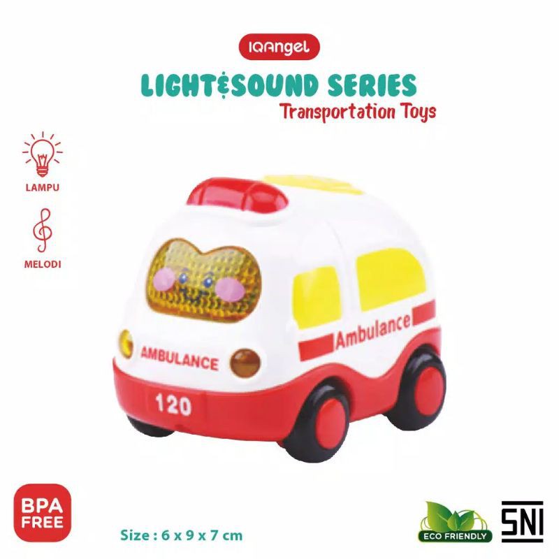 TOYS | IQANGEL / iq angelTransportation Car Toys / Mainan Bayi Edukatif / Mainan Motorik