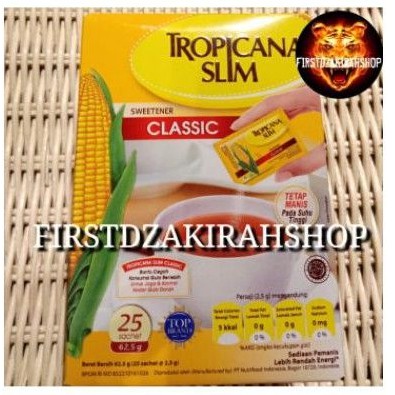 

Tropicanaslim sweetener classic 25scahet