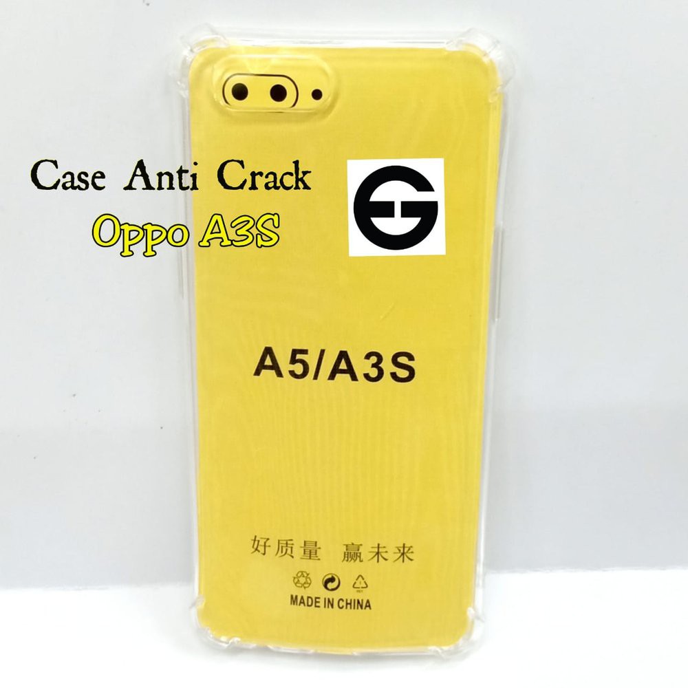 ANTI CRACK CASE OPPO A3S SOFTCASE CLEAR BENING A3S