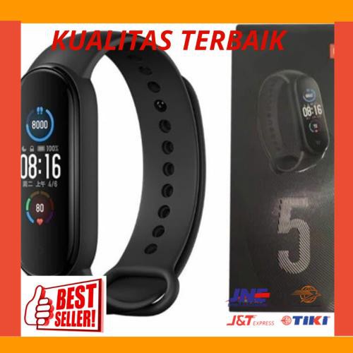 New SMARTWATCH XIAOMI MI BAND 5 ORIGINAL JAM TANGAN SPORT AMOLED MIBAND 5